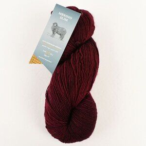 Fleece Artist Merino Slim Yarn 100% Superwash Merino Hand Dyed Wine Colorway